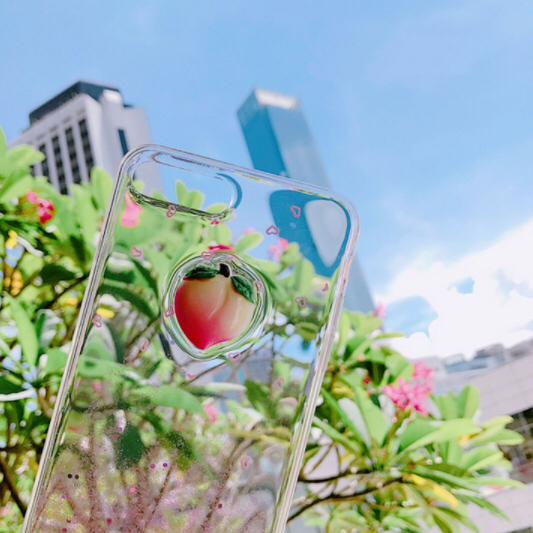 아이폰 6+, 6s+ 복숭아 케이스--1