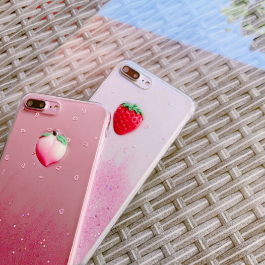 아이폰 6+, 6s+ 복숭아 케이스--2