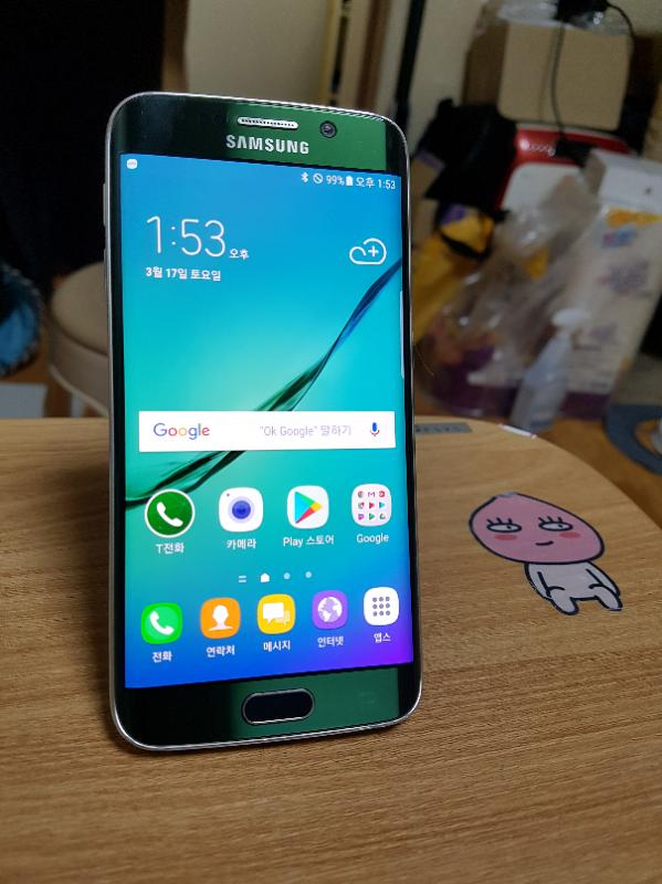 ●신촌 SKT갤럭시s6엣지 64기가 그린에메랄드 이미지