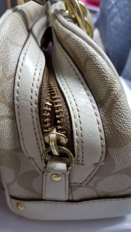 <가격인하 >코치 토드백 헤리티지 코치 핑크백--2