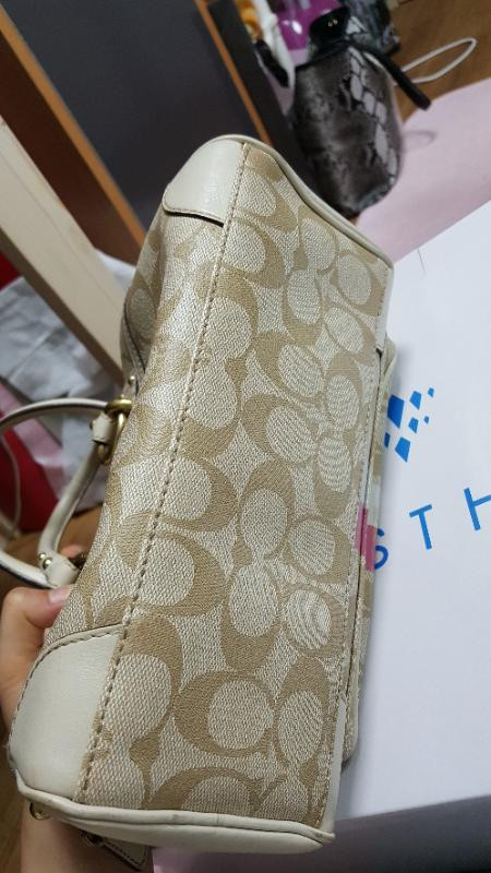 <가격인하 >코치 토드백 헤리티지 코치 핑크백--4