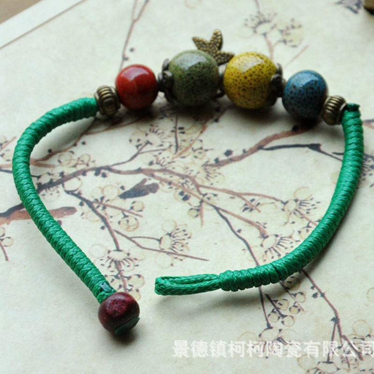 핸드메이드 팔찌.도자기 팔찌--3