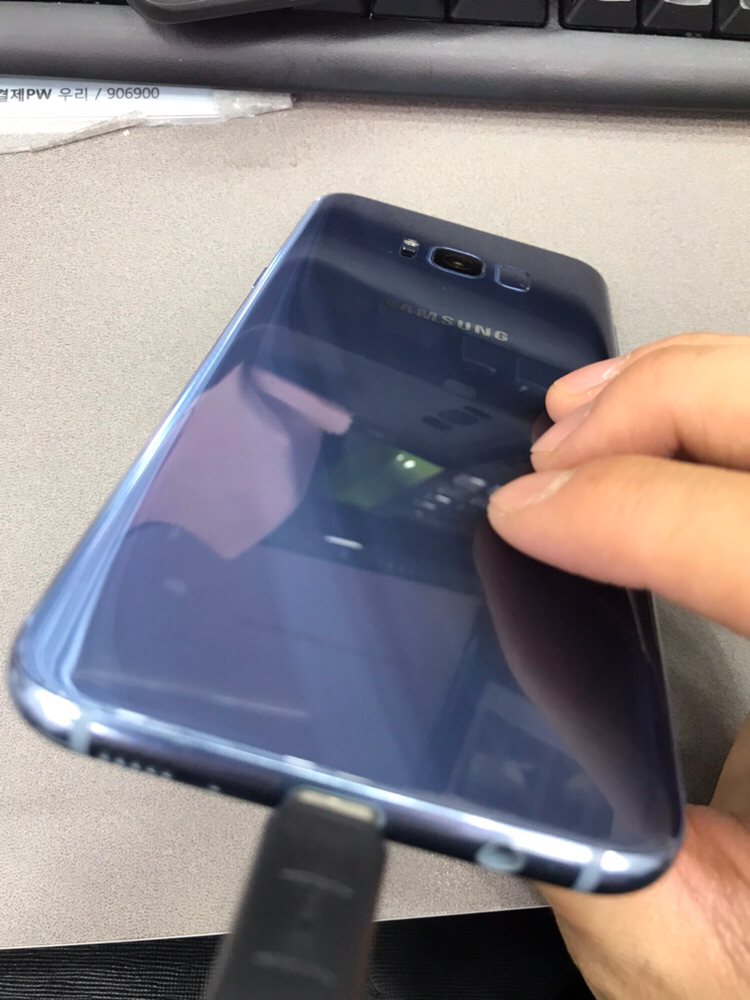갤럭시s8+ 64기가 블루 이미지