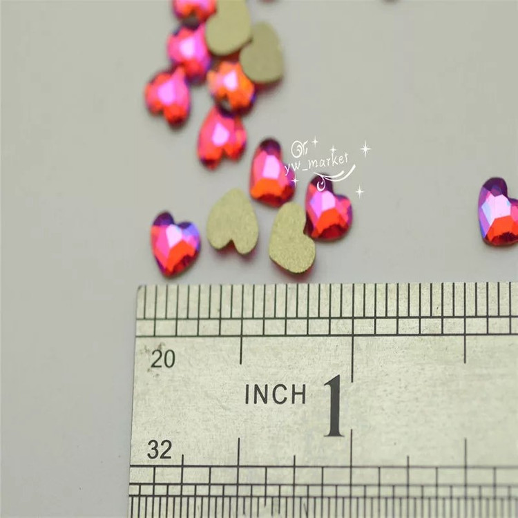 1000원! 평스톤 레인보우 하트레드 3개 이미지