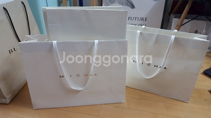 미샤 타임 꼼데 등 명품 쇼핑백 종이가방--0