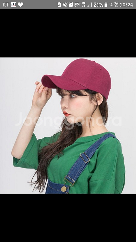 모이브닝 대두볼캡 버건디--0