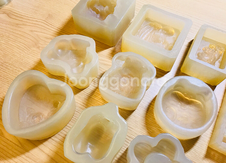 천연비누만들기 국산 실리콘몰드 새제품 일괄 정리--8