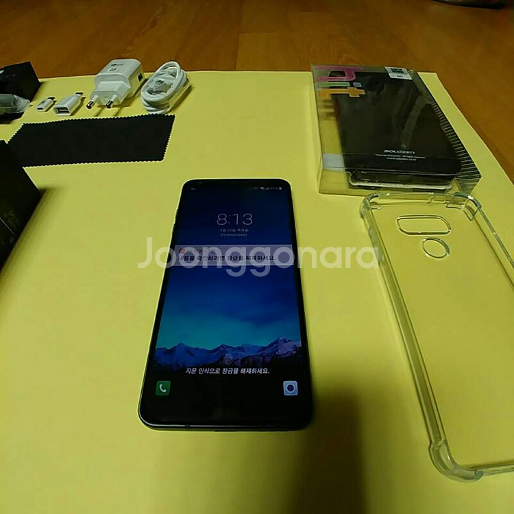 LG G6 64기가 블랙 새것 풀박판매--1