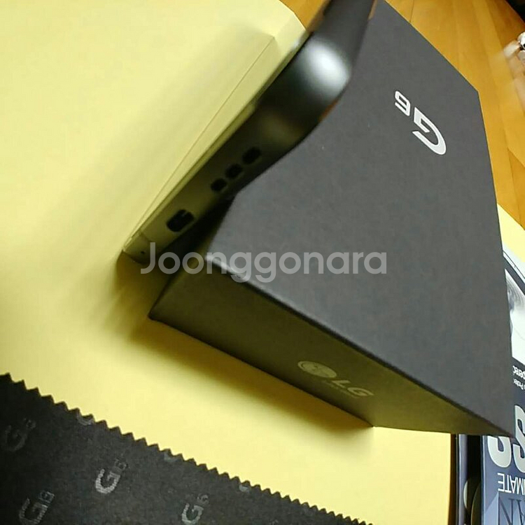 LG G6 64기가 블랙 새것 풀박판매--4