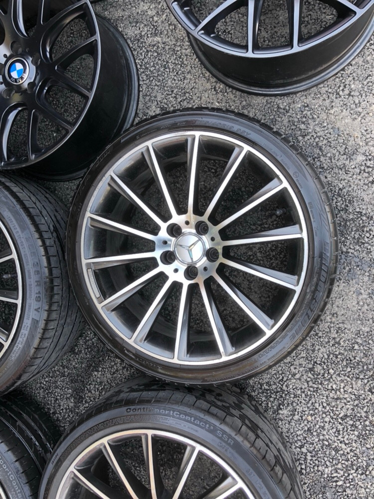 벤츠 19인치 휠타이어 팔아요 이미지