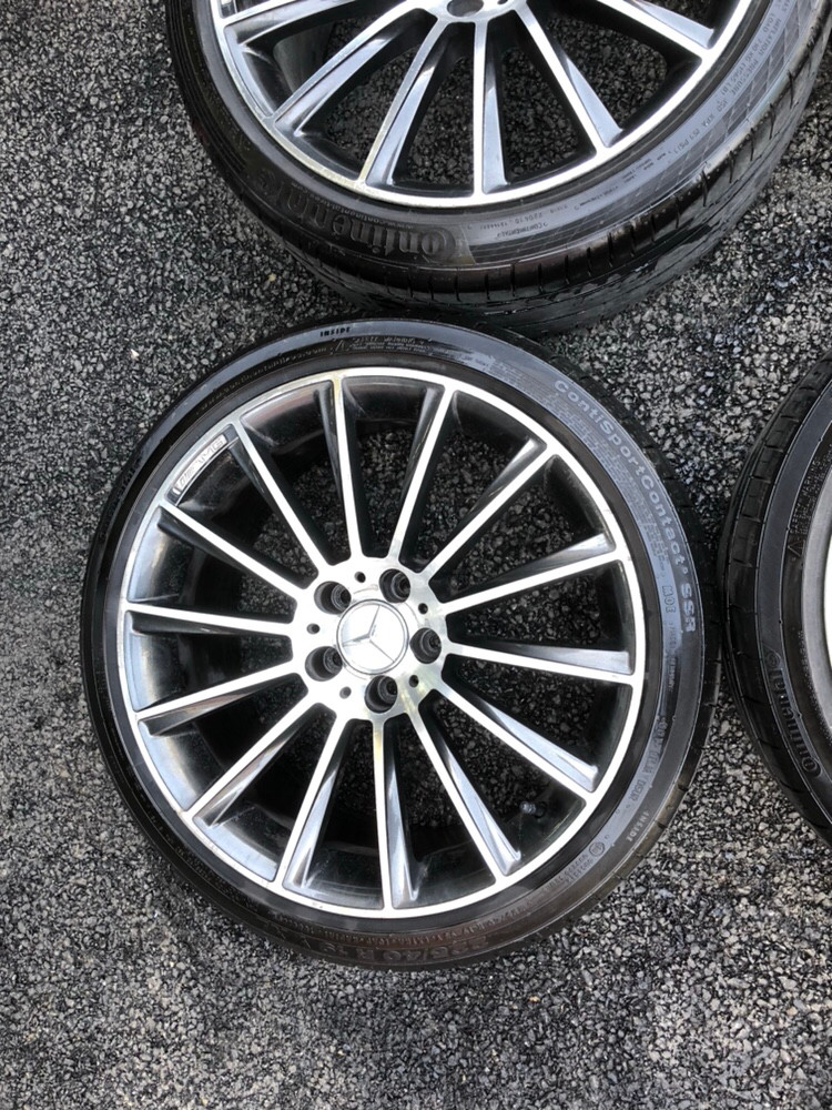 벤츠 19인치 휠타이어 팔아요 이미지