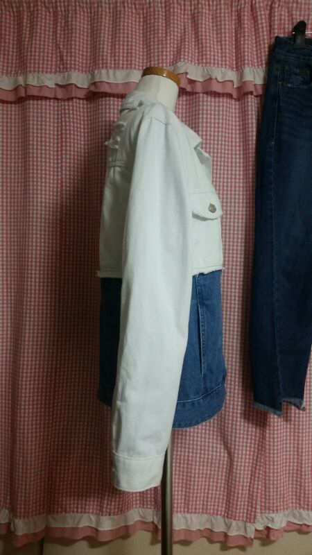 SJYP 루즈핏 데님 자켓--2