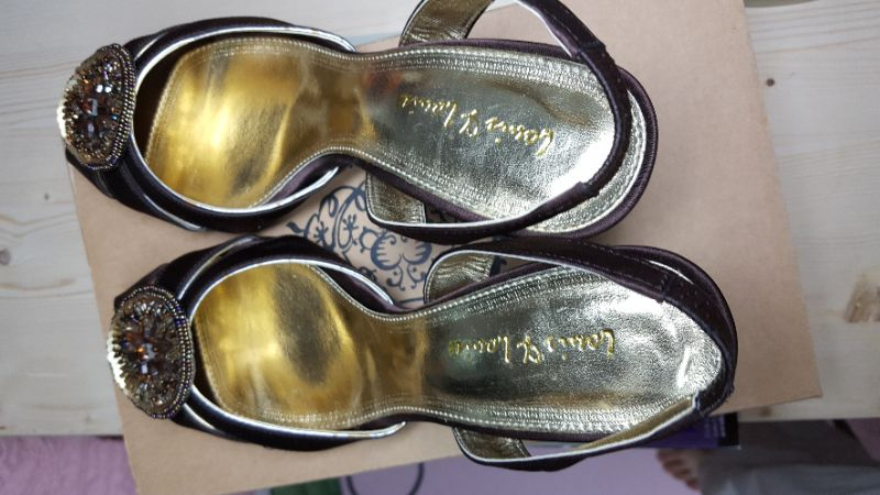  샌들, 여성화, 새틴소재 수제화 245 --1