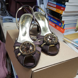  샌들, 여성화, 새틴소재 수제화 245 