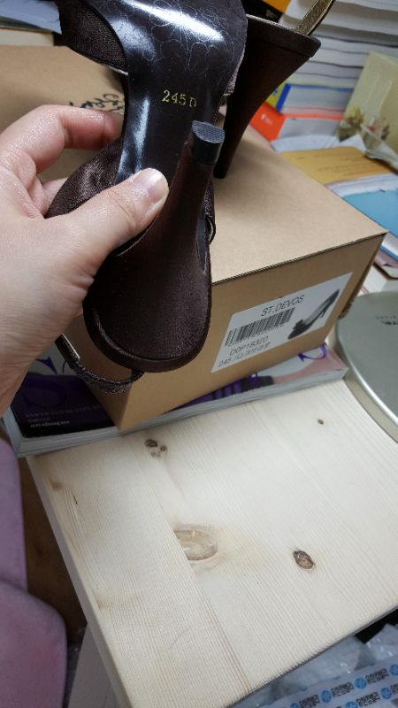  샌들, 여성화, 새틴소재 수제화 245 --3