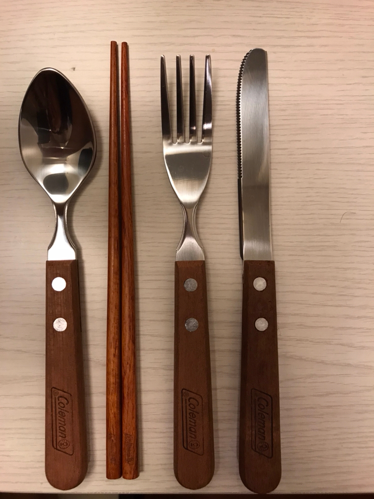 콜맨/수저세트/4인용/커틀러리/캠핑액세서리--2