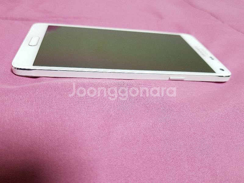갤럭시노트4 화이트 팝니다--1