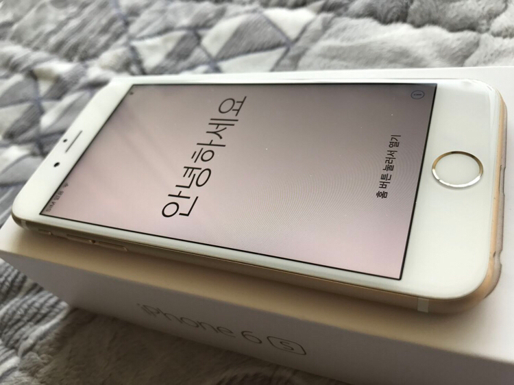 아이폰6s 16g 골드--3