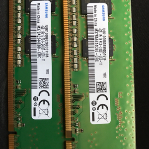 삼성램 ddr4-19200 4기가 2개 팝니다