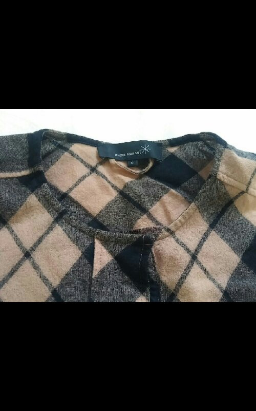 이자벨마랑 체크 튜닉 원피스 size 0--4