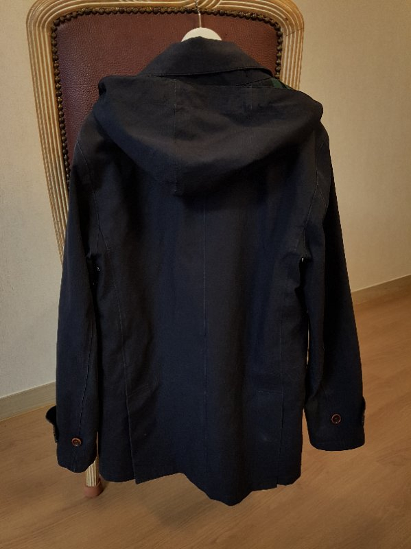 클럽모나코 네이비 맥코트 레인코트--2