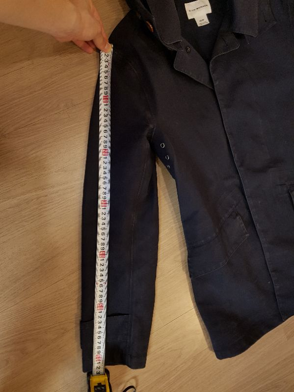 클럽모나코 네이비 맥코트 레인코트--7