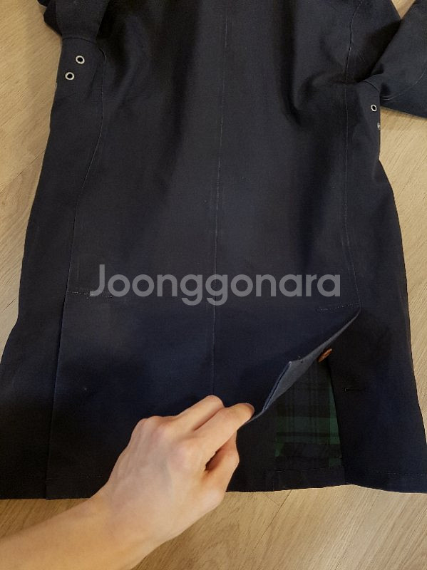 클럽모나코 네이비 맥코트 레인코트--8