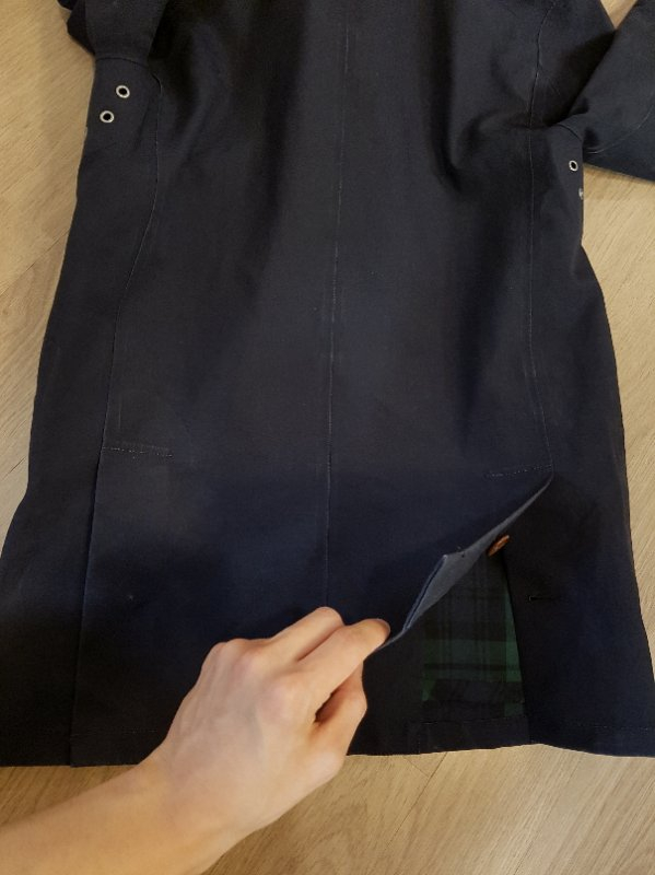 클럽모나코 네이비 맥코트 레인코트--8