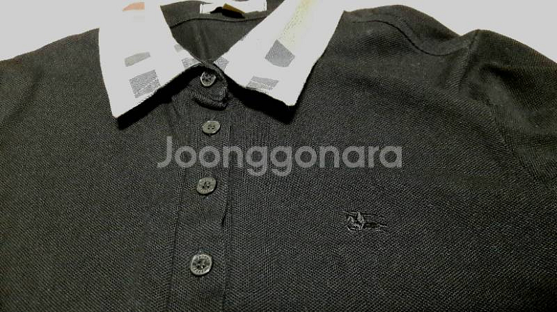 버버리 여성 면티 긴팔 블랙 사이즈S 중고--3
