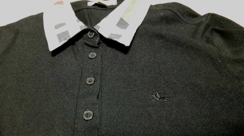 버버리 여성 면티 긴팔 블랙 사이즈S 중고--3