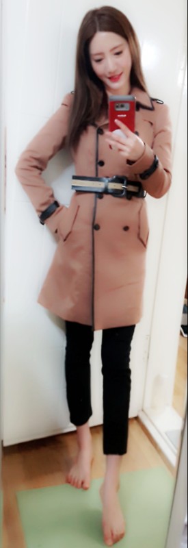 ♥트렌치코트♥스카이새상품--1