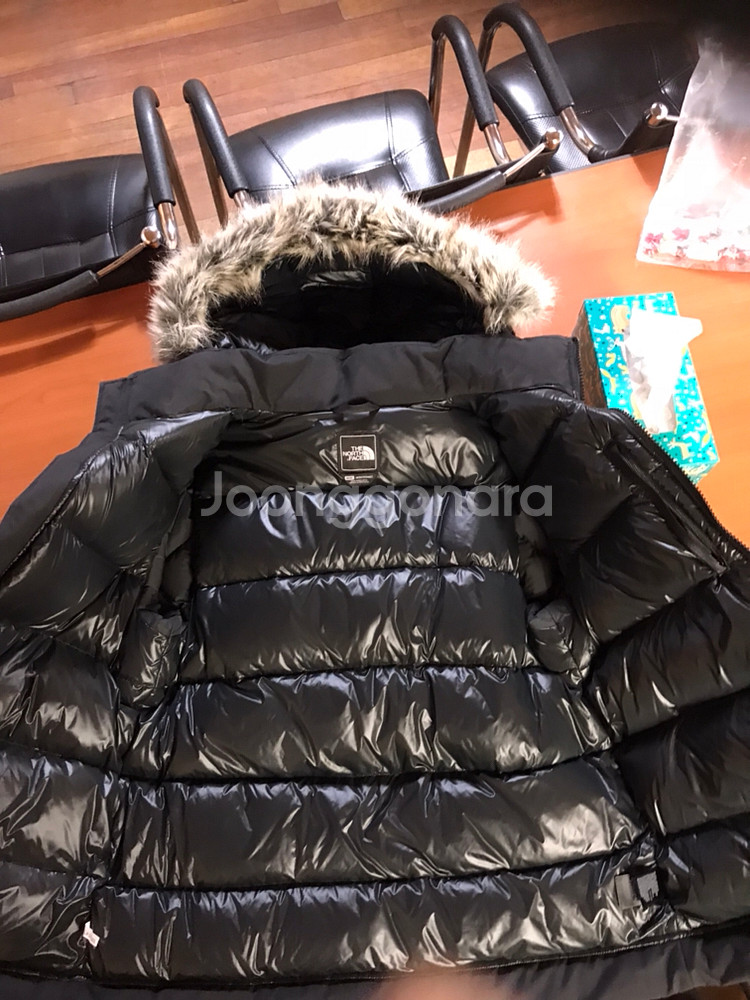 노스페이스 옐로밴드파카--0