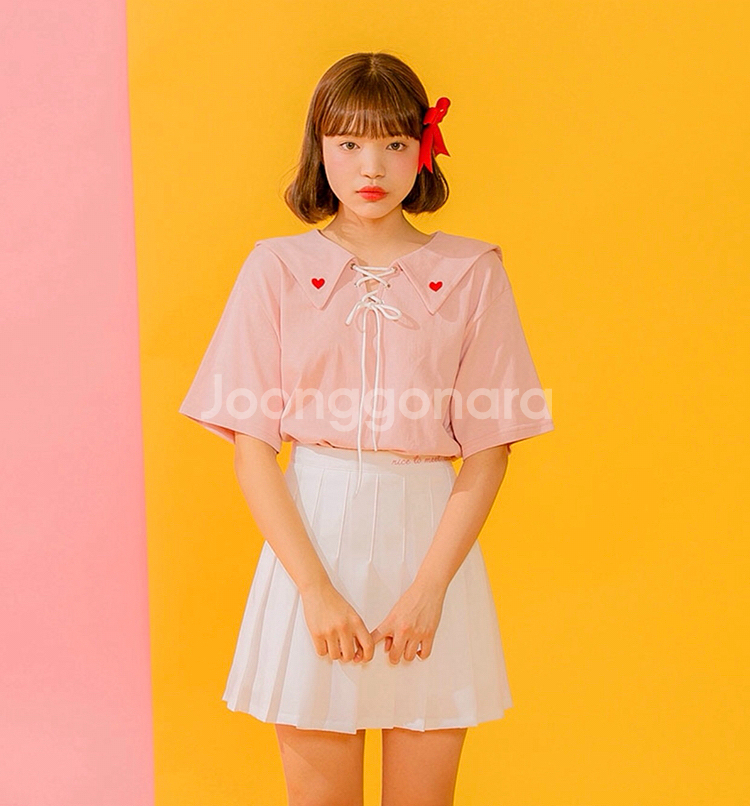 ❤️ 러블리하트반팔T ❤️--0
