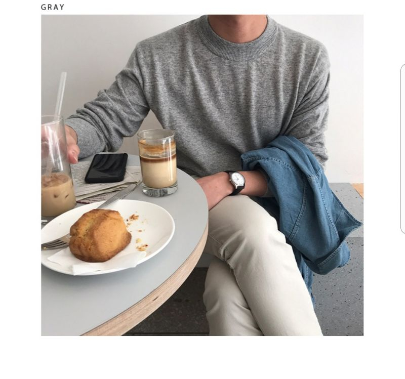 가을/겨울 신상 스판 봄니트 그레이--0