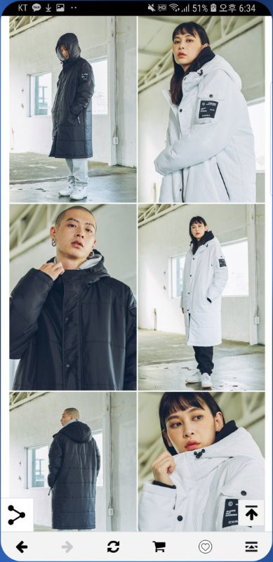 롱패딩 [그루브라임] 블랙 급매합니다!!!--2