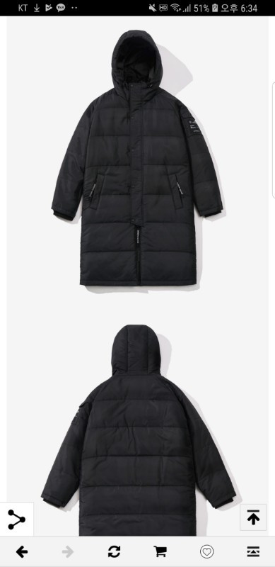 롱패딩 [그루브라임] 블랙 급매합니다!!!--3