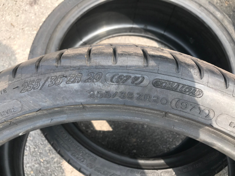 미쉐린 255-35-20 315-35-20 신품급 이미지