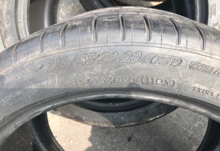미쉐린 255-35-20 315-35-20 신품급 이미지