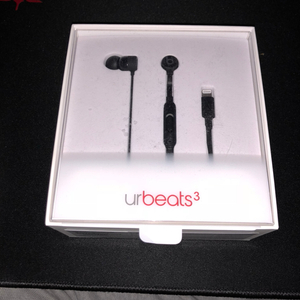 urbeats3 유어비츠3 검정 라이트닝 새제품