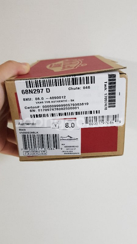 반스 어센틱 키즈 8사이즈--2