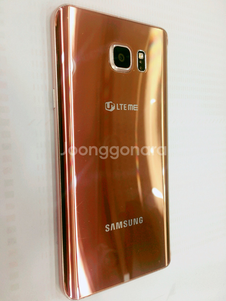 노트5 64GB 핑크 정상해지폰 3사사용가능 잔기--0