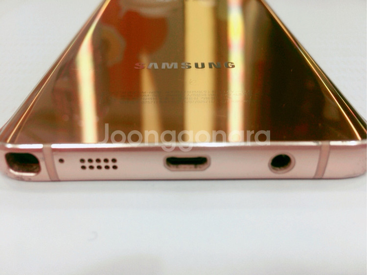 노트5 64GB 핑크 정상해지폰 3사사용가능 잔기--1