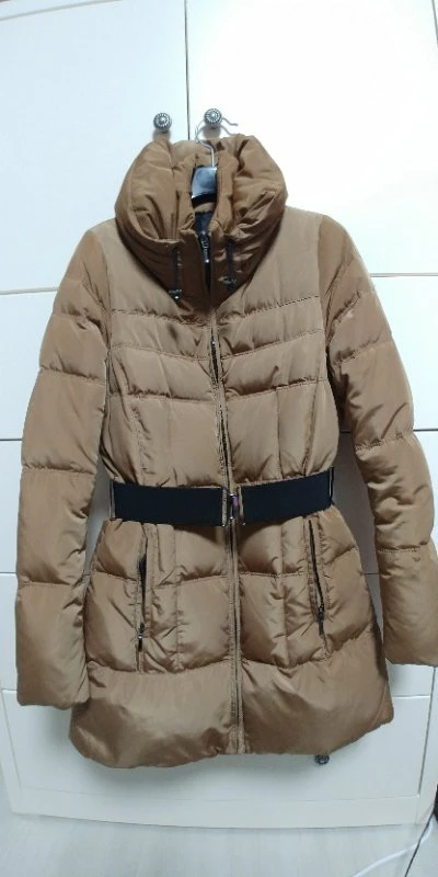 ZARA 오리털 벨티드 패딩 S  이미지
