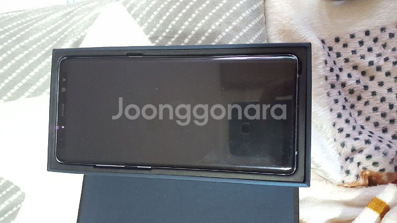 갤럭시노트8 오키드그레이 64G 풀박--7