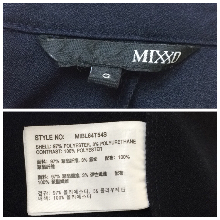 mixxo 미쏘 리본카라블라우스 s--3