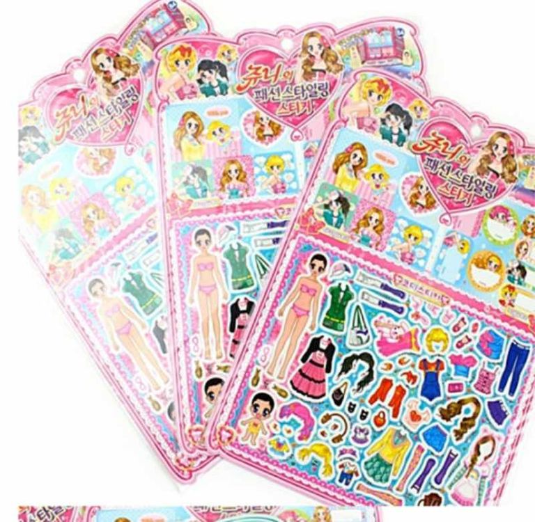 인형놀이스티커~~새상품!!!--1