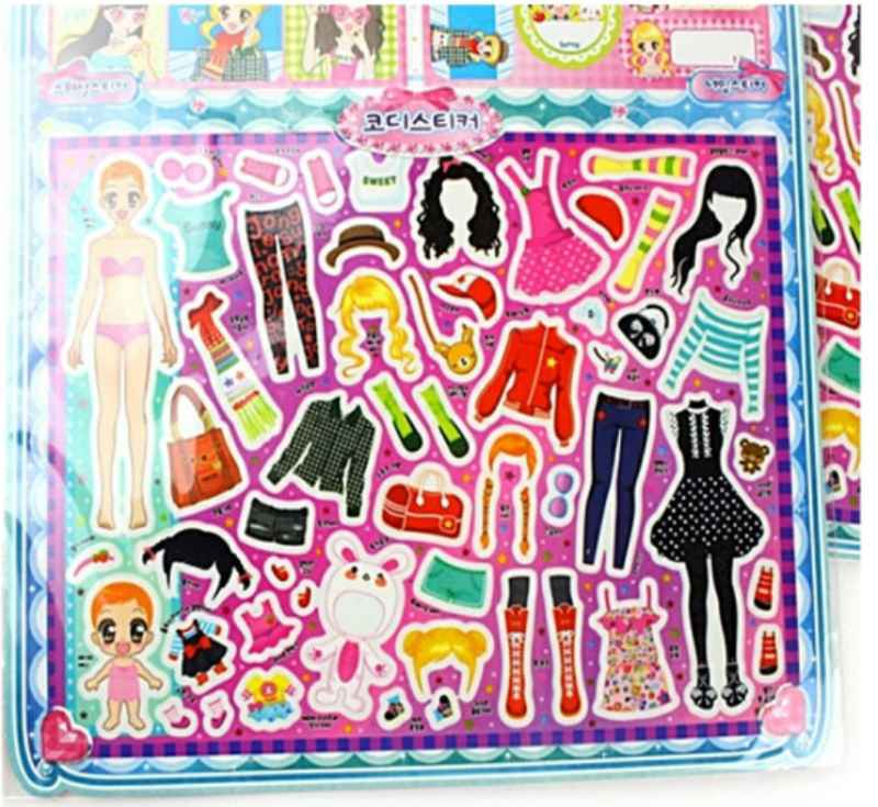 인형놀이스티커~~새상품!!!--3