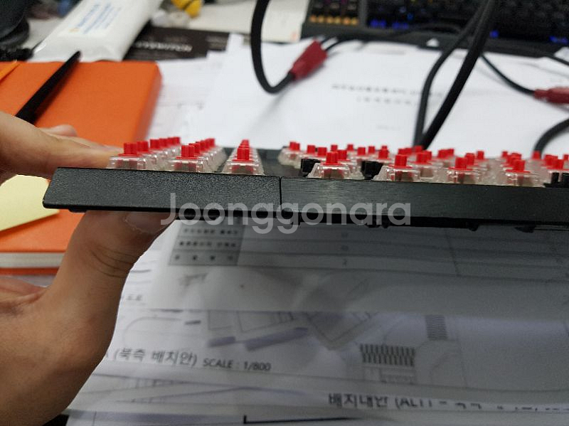 커세어 k95 rgb 적축 한국정발버전--2