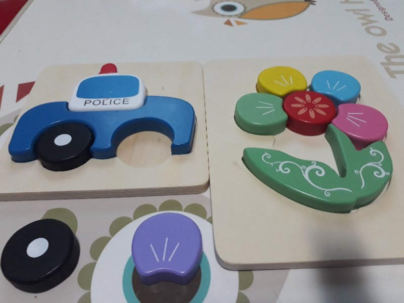 인천 연수구 ) 유아 원목퍼즐 2종--0