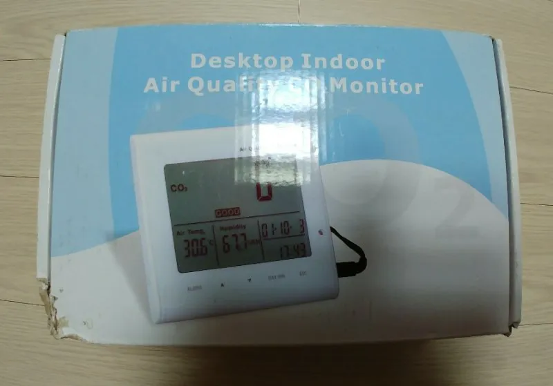 (가격내림)실내공기질, CO2측정기(온습도측정가능 이미지